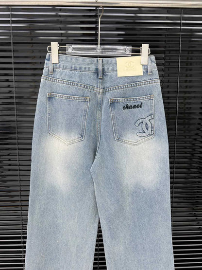 25 New Arrivals Straight-leg Pants High Waist Straight-leg Style