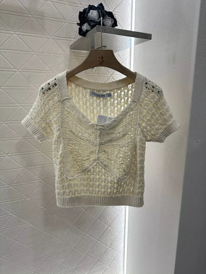 25 New style butterfly hand hook short sleeve short skirt suit