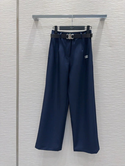 CE 25 New Embroidered Belt Pants