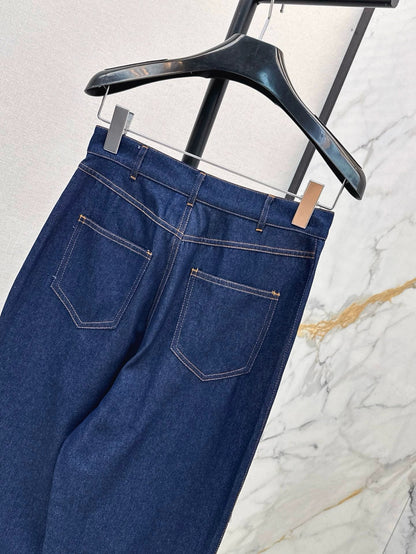 CE 25 Spring/Summer New Double Pocket Decorated Flared Pants