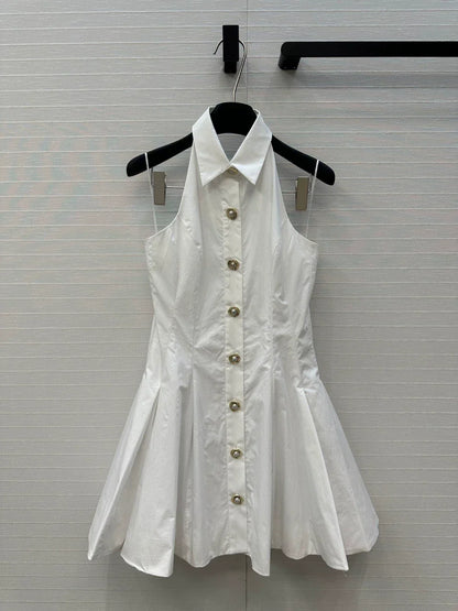 Ba 25 New Hanging Neck Sleeveless Cotton Dresses