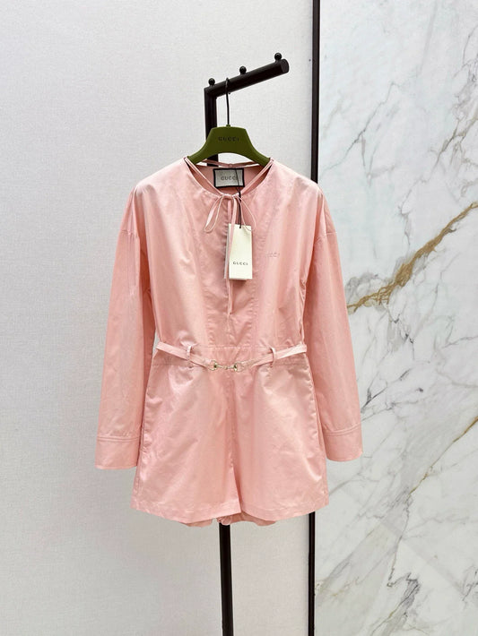 G Spring/Summer 25 New Peach Pink Shirt