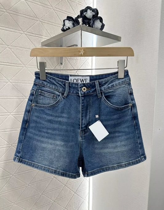 Spring/Summer 25 New High-Waisted Denim Shorts