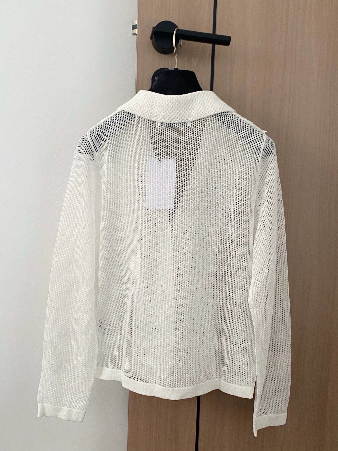 V 25 New hollow V-neck cardigan embroidered fashion versatile casual long-sleeved cardigan