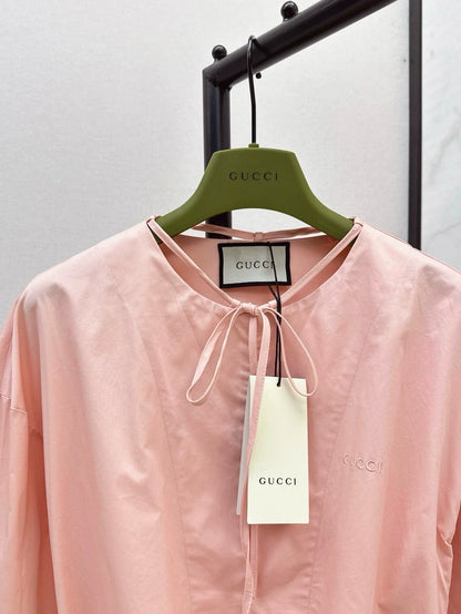 G Spring/Summer 25 New Peach Pink Shirt