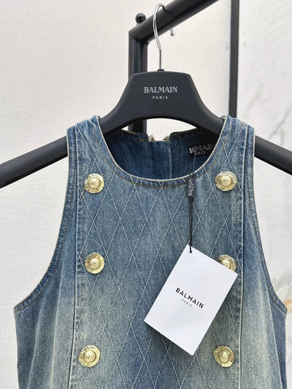 25 spring and summer new denim dress