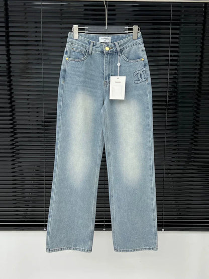 25 New Arrivals Straight-leg Pants High Waist Straight-leg Style