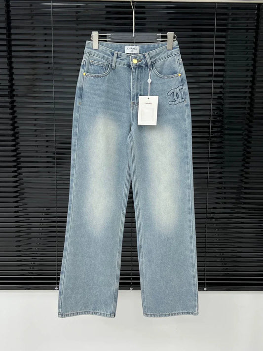 25 New Arrivals Straight-leg Pants High Waist Straight-leg Style