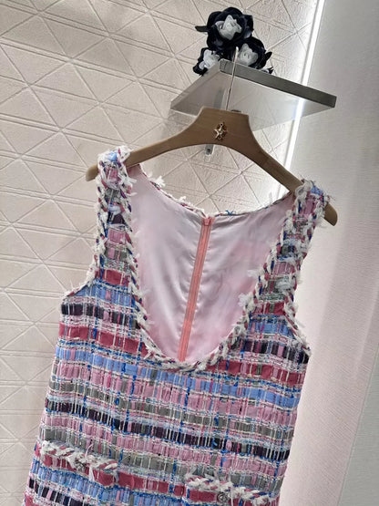 25 New Colored Braided Dress Vest