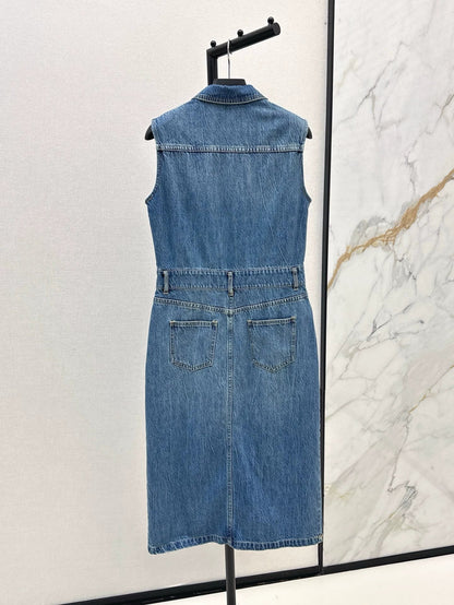 25 Spring/Summer New Sleeveless Denim Dresses