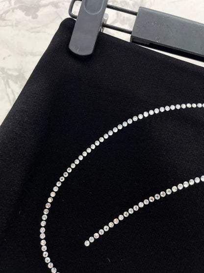 BA 25 new black hot diamond skirt