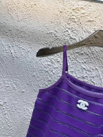 25ss New versatile basic knitted sling
