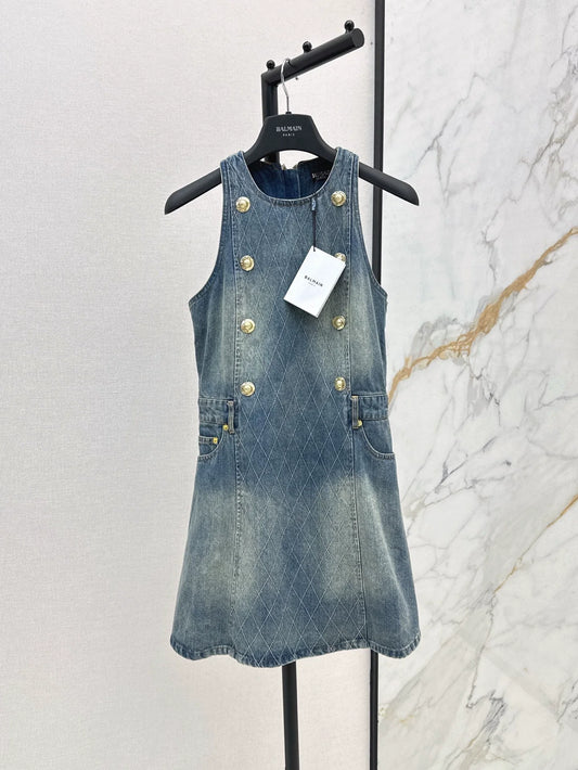 25 spring and summer new denim dress