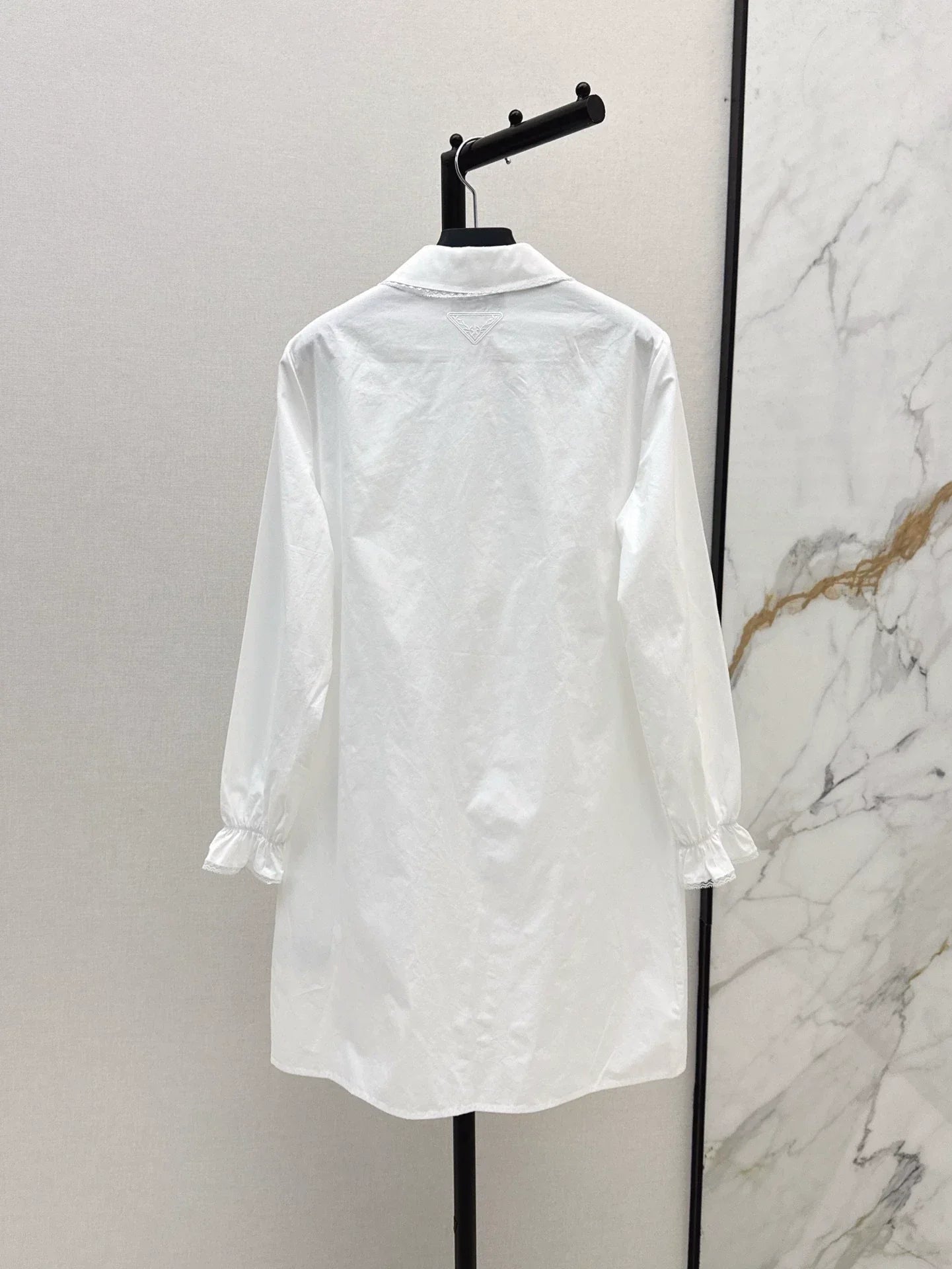 P 25 Spring Summer New Lace Lace Long Sleeve Shirt Style Dresses