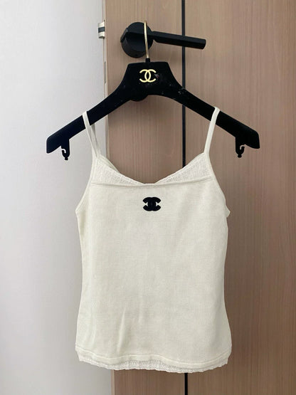 C 25 New Patchwork Lace Knit Suspenders