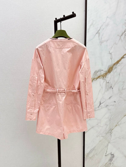 G Spring/Summer 25 New Peach Pink Shirt