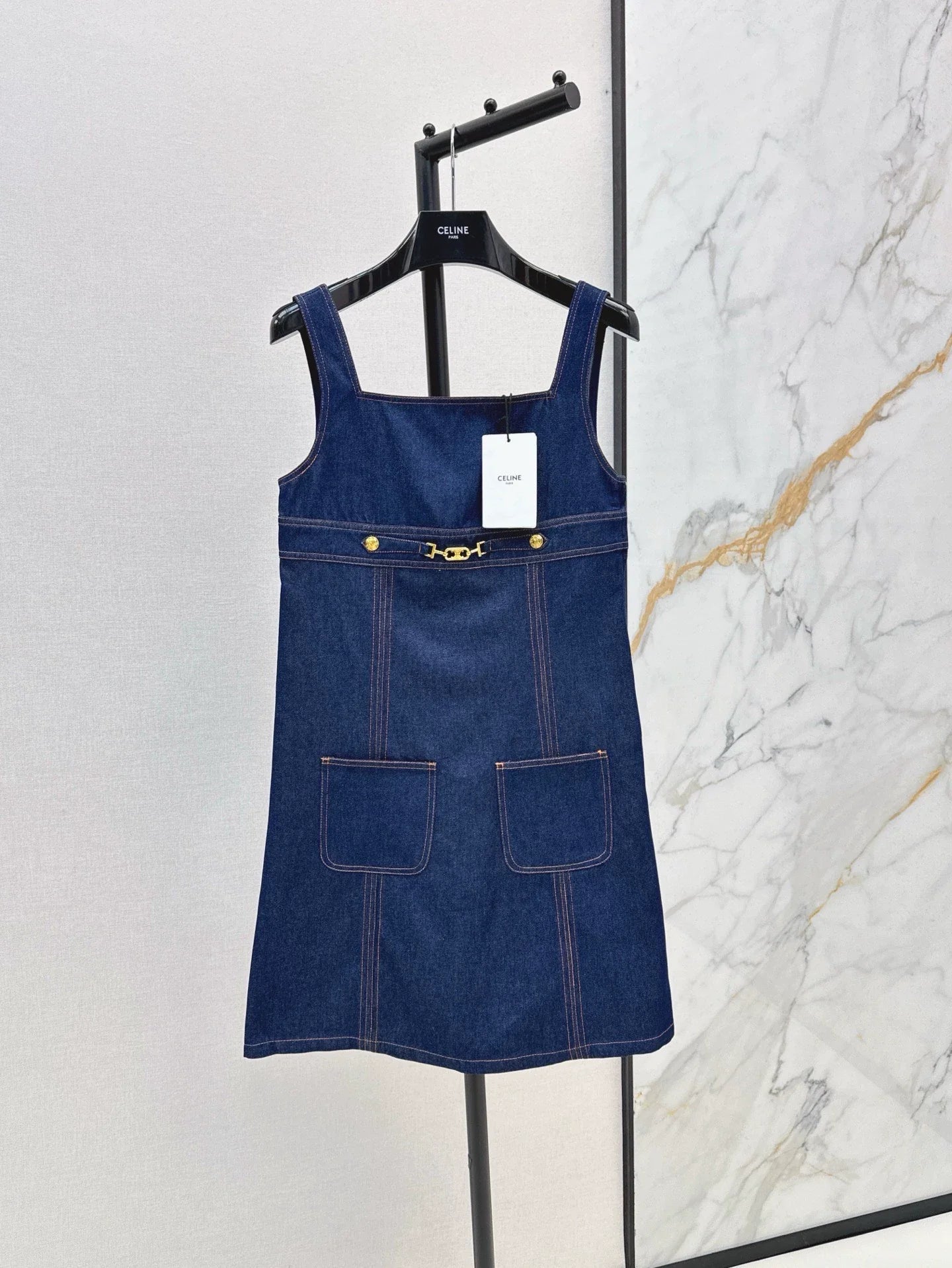 25 Spring/Summer New Denim Vest Dress