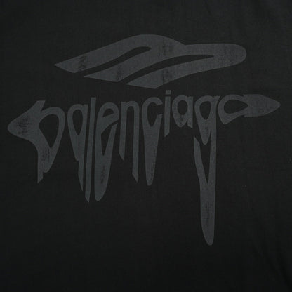 logo dissolving frayed short sleeves
