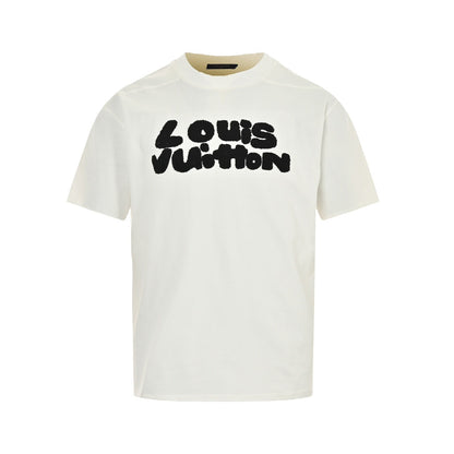 Towel embroidered letter short sleeves