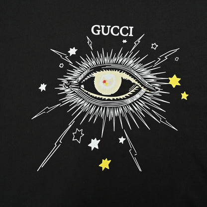 eye print short sleeves