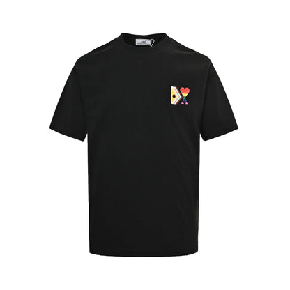25ss Rainbow Series Embroidered Short Sleeve