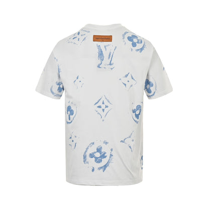 25ss Short sleeves with big logo printed all over