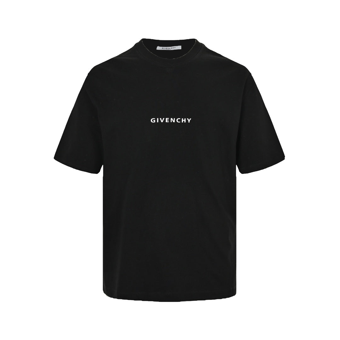 25ss Short sleeves with cross print on the back