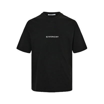 25ss Short sleeves with cross print on the back