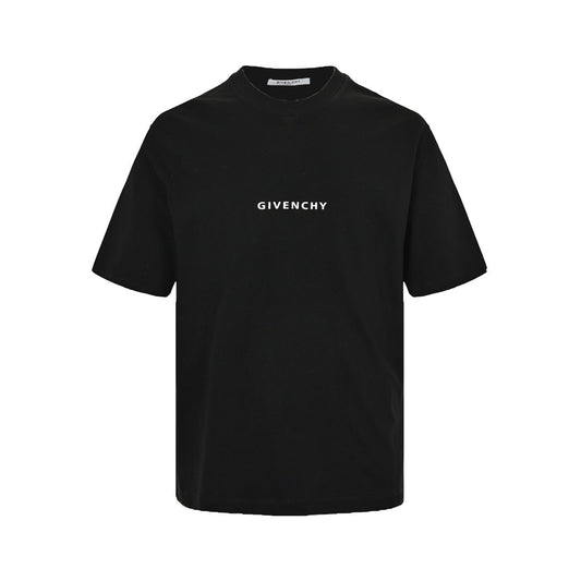 25ss Short sleeves with cross print on the back