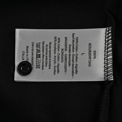 25ss CD gold thread embroidered letters Polo short sleeved shirt
