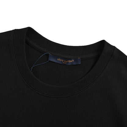25ss line logo printed short sleeved shirt
