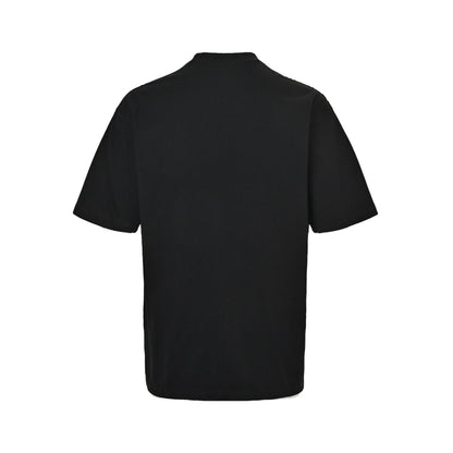 25ss Ruptured reverse letter print short sleeves