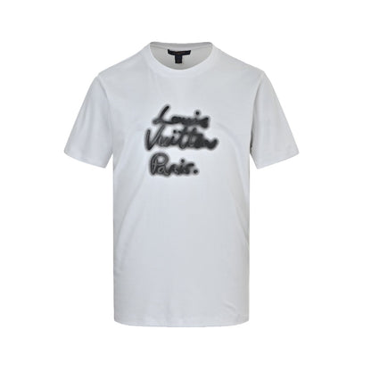 25ss neon logo printed short sleeved shirt