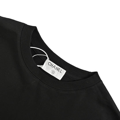 Hand-painted spray-painted short sleeves