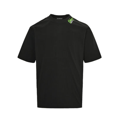 25ss Cola logo multi logo printed short sleeved shirt