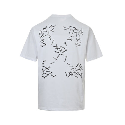25ss nail arrow printed short sleeved shirt