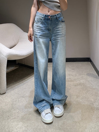 25 Early Autumn Heavy Color Hot Diamond Straight Jeans!