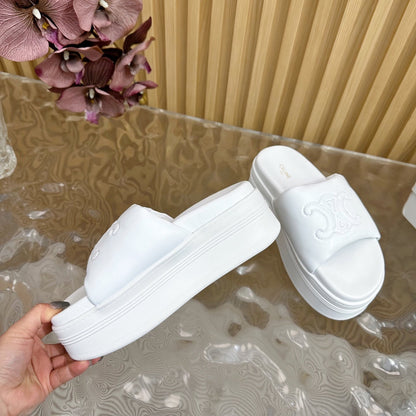 25 Sline Sandal White Sheepskin 285911