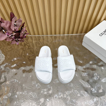 25 Sline Sandal White Sheepskin 285911
