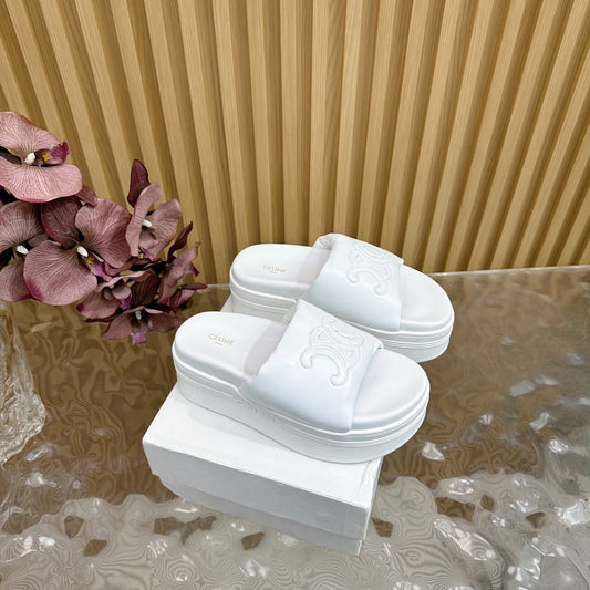 25 Sline Sandal White Sheepskin 285911
