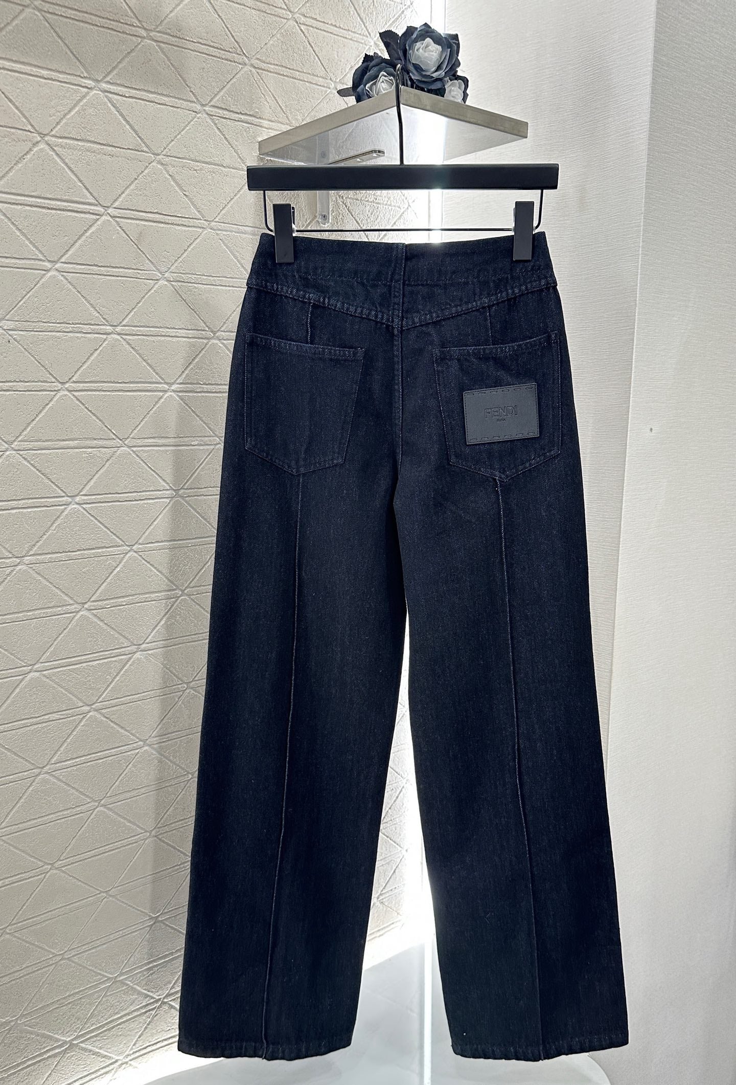 25 Retro Denim Jacket and Pants Set