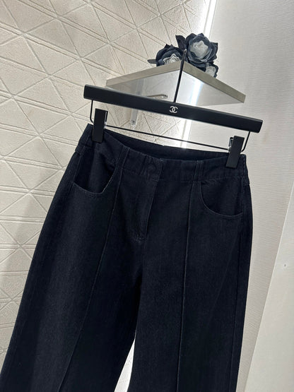 25 Retro Denim Jacket and Pants Set