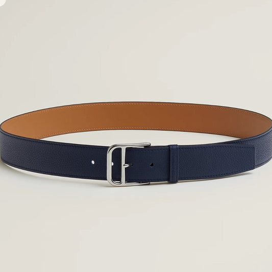35mm Romain Belt Midnight Blue Leather 188399