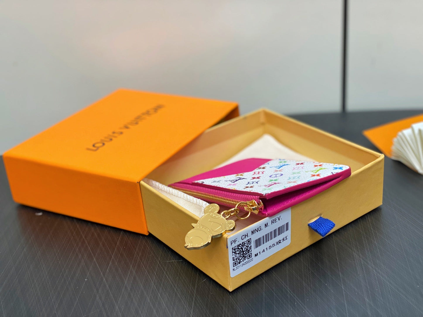 TM ROMY Wallet Pink Gold Leather 329909