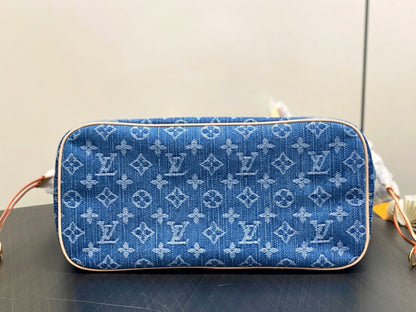 Neverfull MM 31cm Blue Denim
