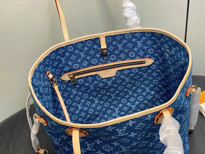 Neverfull MM 31cm Blue Denim