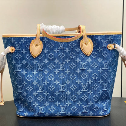Neverfull MM 31cm Blue Denim