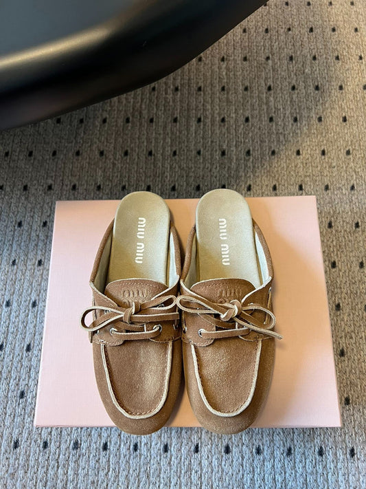 M 25ss soft sole British style thick sole loafers