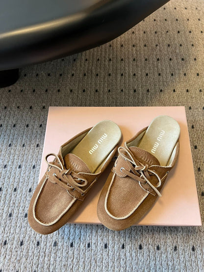 M 25ss soft sole British style thick sole loafers