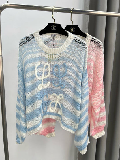 25 Seahorse hair long-sleeved sweater
